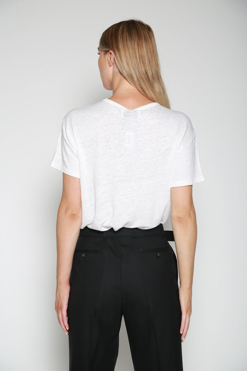 Playera Tara Linen Blanco