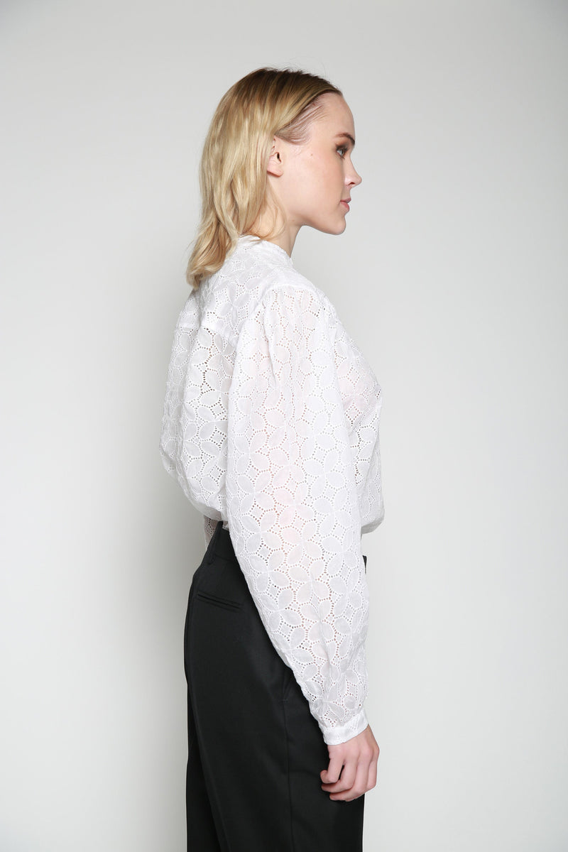 Blusa Woven Elisa Blanco