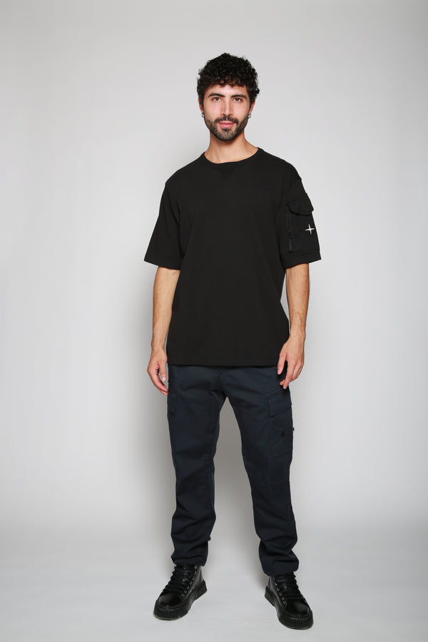 Stone Island | Camiseta Negro. 