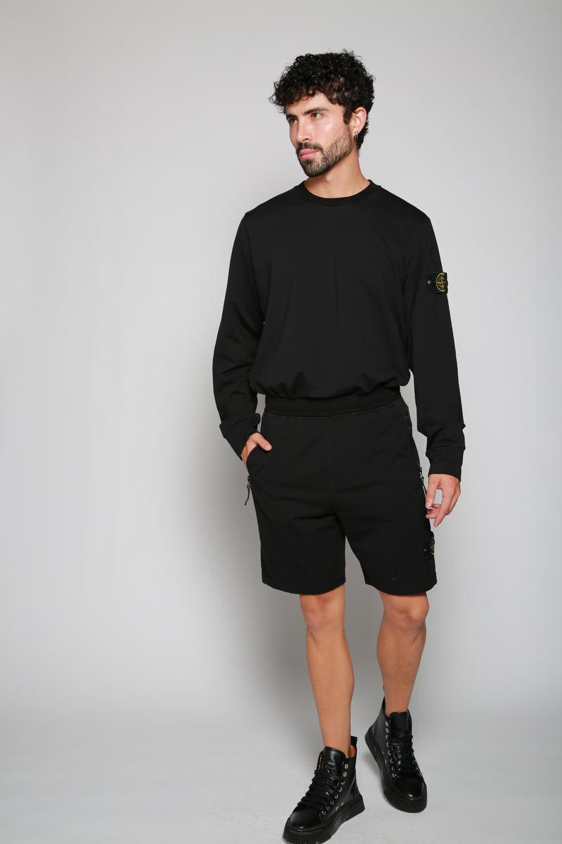 Shorts Fleece Negro