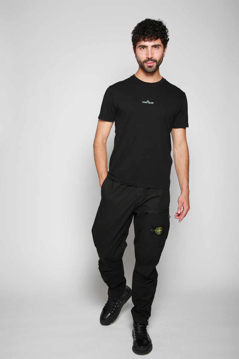 Stone Island | Pantalón Casual Negro. 