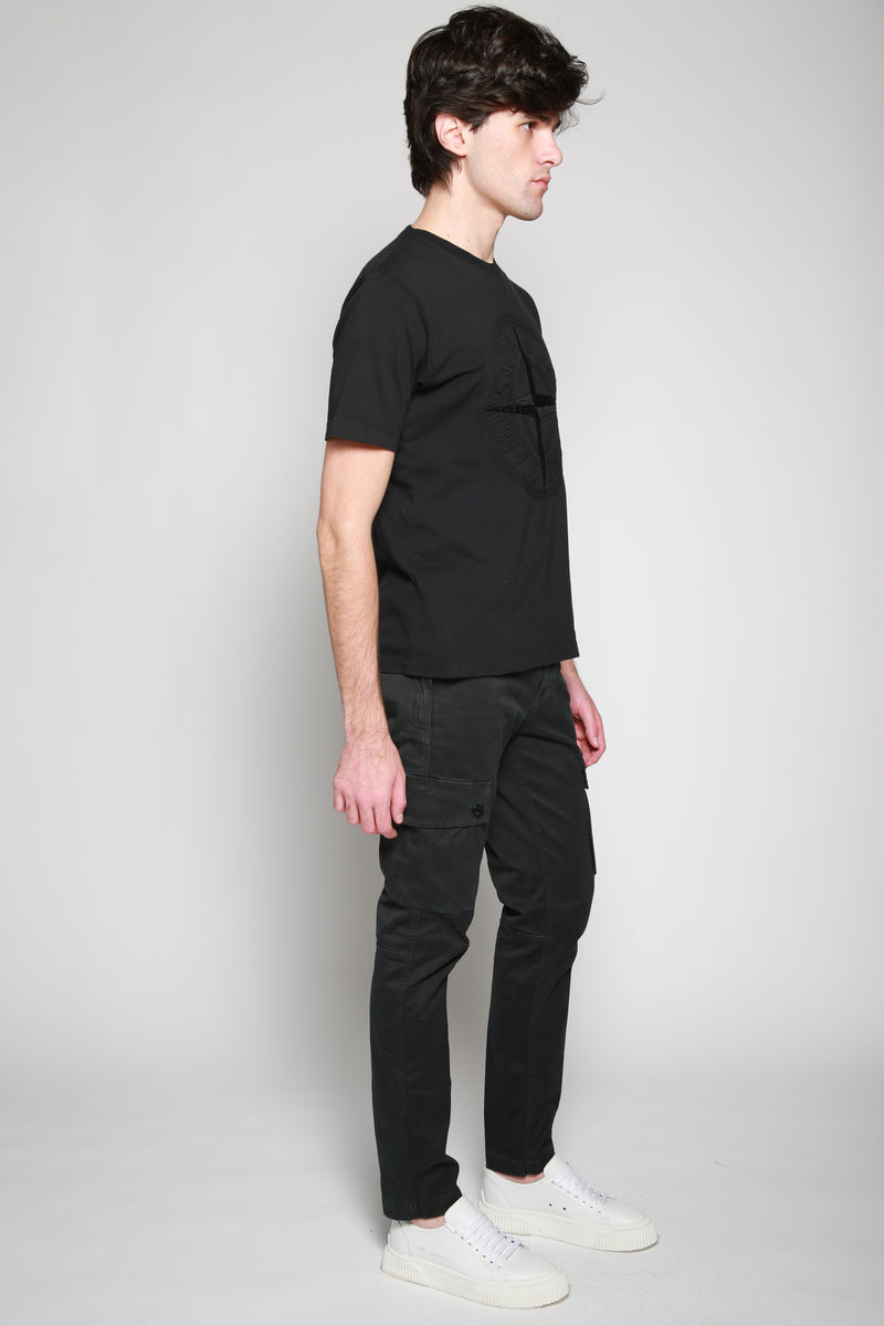 Stone Island | Pantalón Casual Negro. 