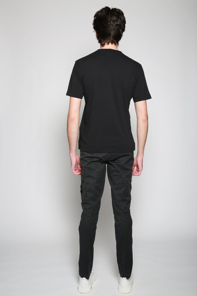 Stone Island | Pantalón Casual Negro. 