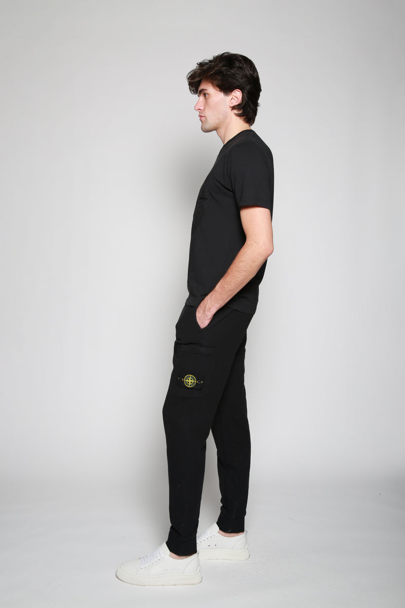 Stone Island | Pantalón Casual Fleece Azul. 