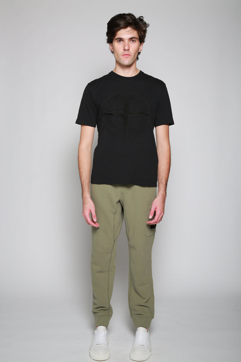 Stone Island | Pantalón Casual Fleece Verde. 
