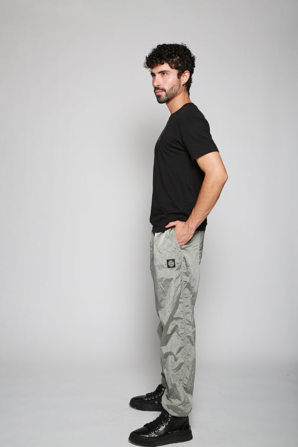 Stone Island | Pantalón Casual Fleece Gris. 