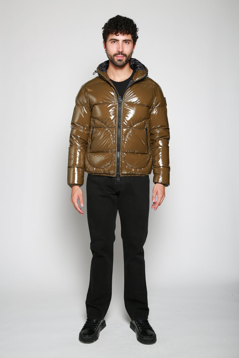 Herno | Chamarra Woven Jacket Olivo. 