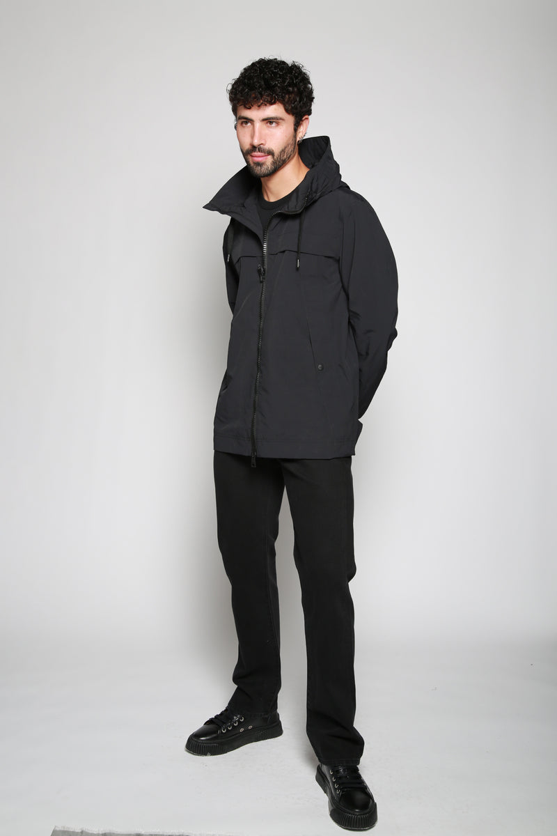 Chamarra Woven Negro