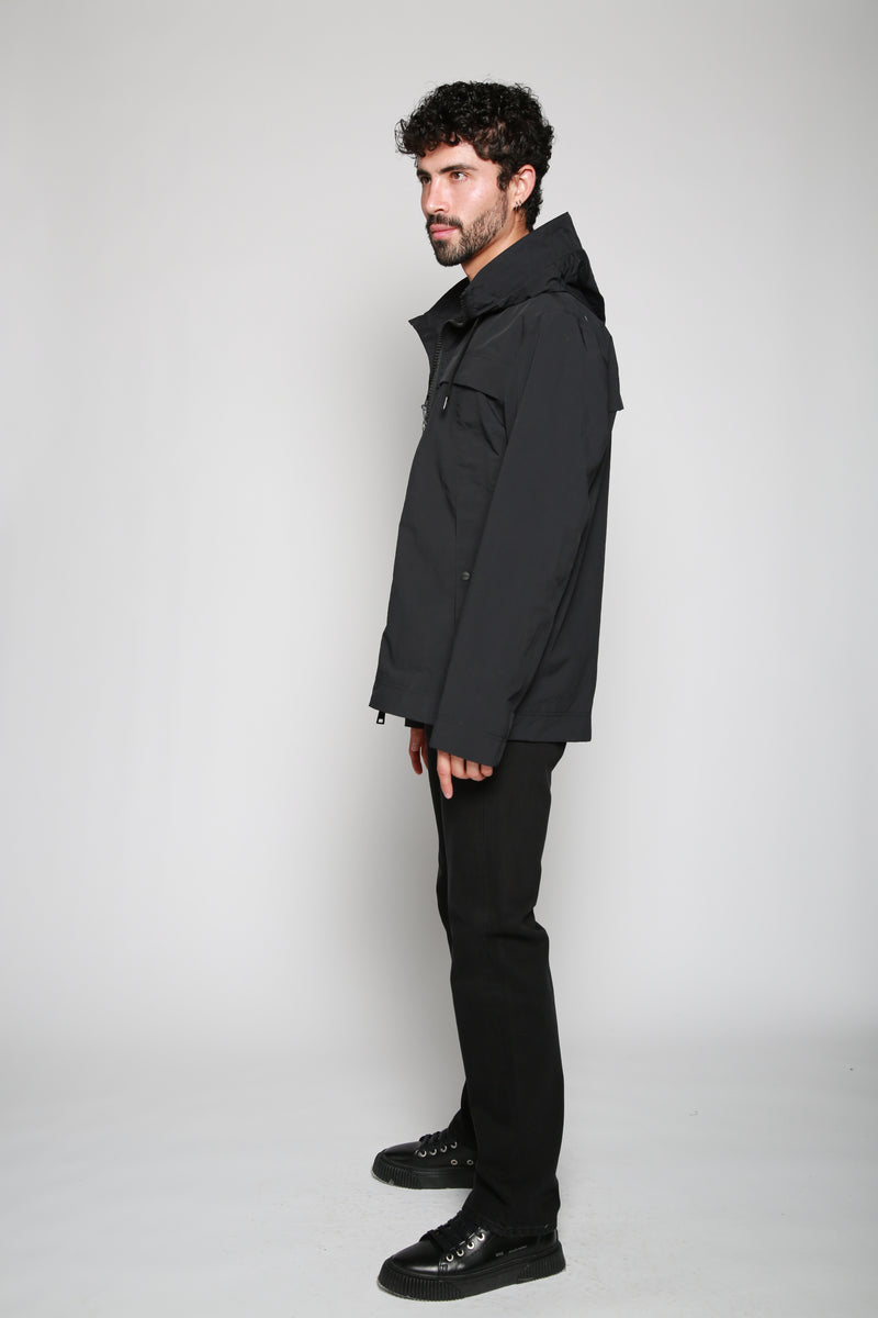 Herno | Chamarra Woven Negro. 