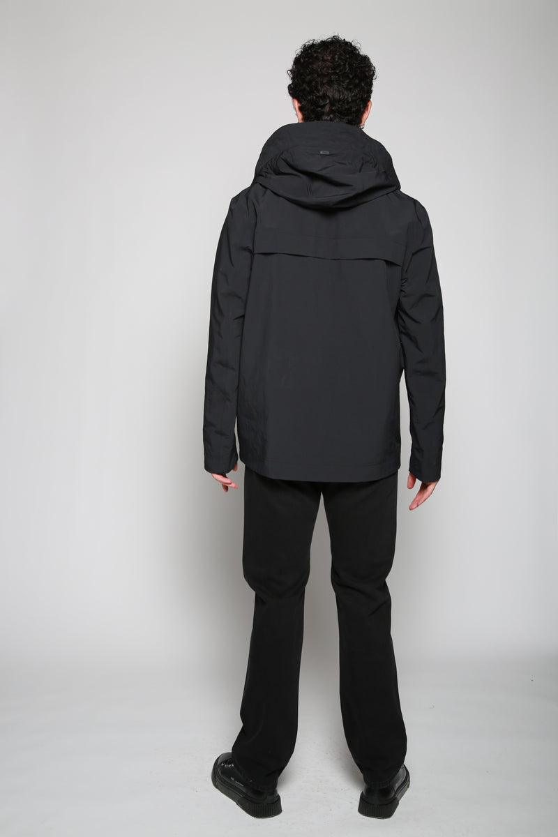 Herno | Chamarra Woven Negro. 
