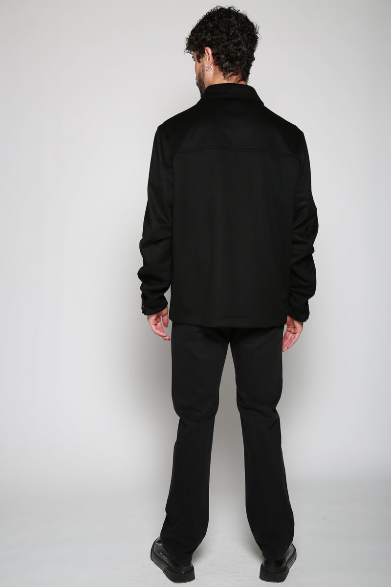 Chamarra Woven Jacket Negro