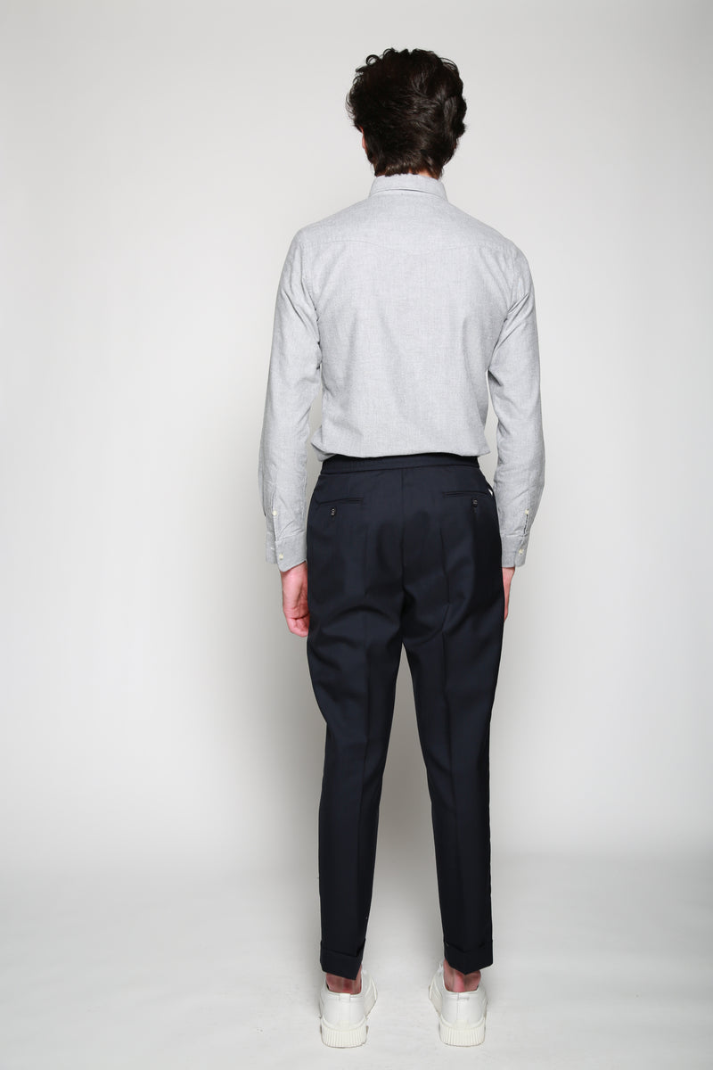 Officine Générale | Pantalón Casual Phil Organic Cotton Marino. 