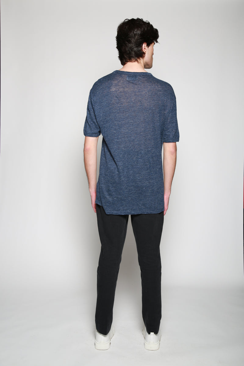 Officine Générale | Camiseta Knit Azul. 