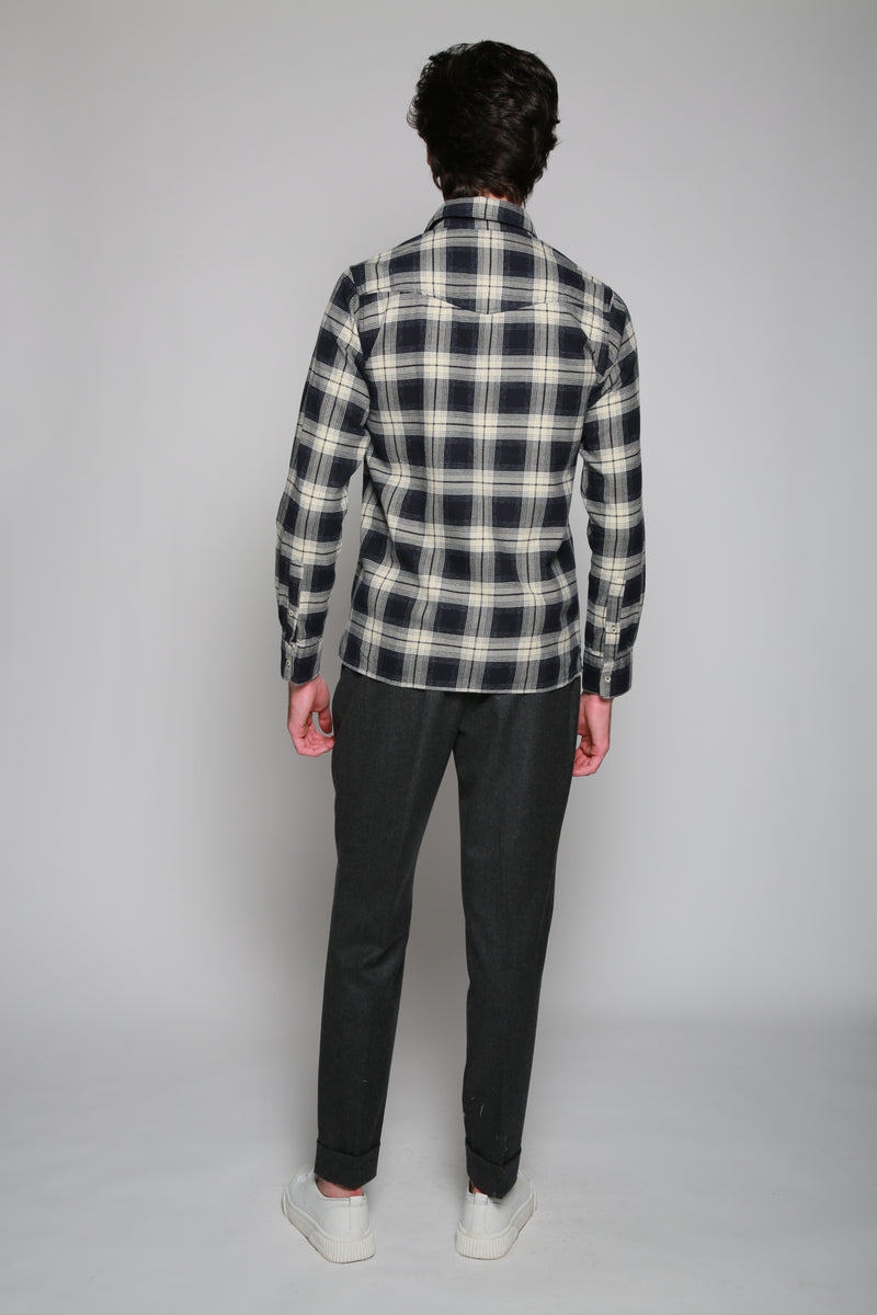 Officine Générale | Camisa Woven Marino. 