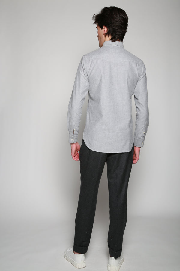 Camisa Woven Gris