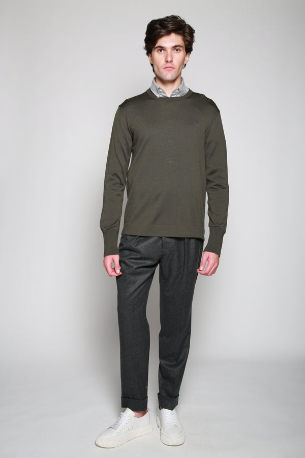 Officine Générale | Sweater Nina Cneck Merino Wool Marino. 