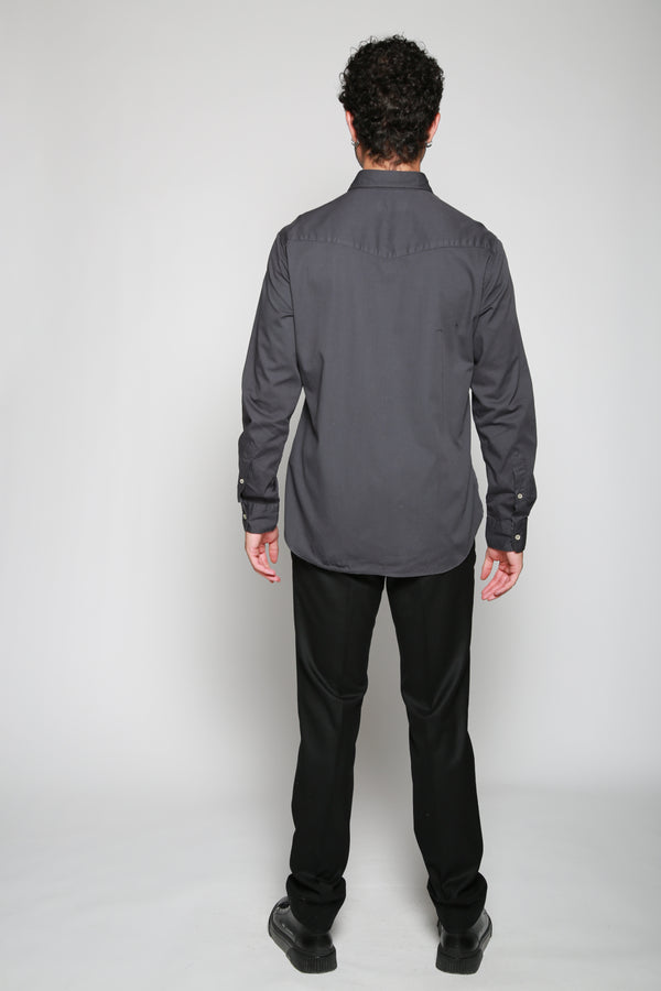 Officine Générale | Camisa Giacomo Gris. 