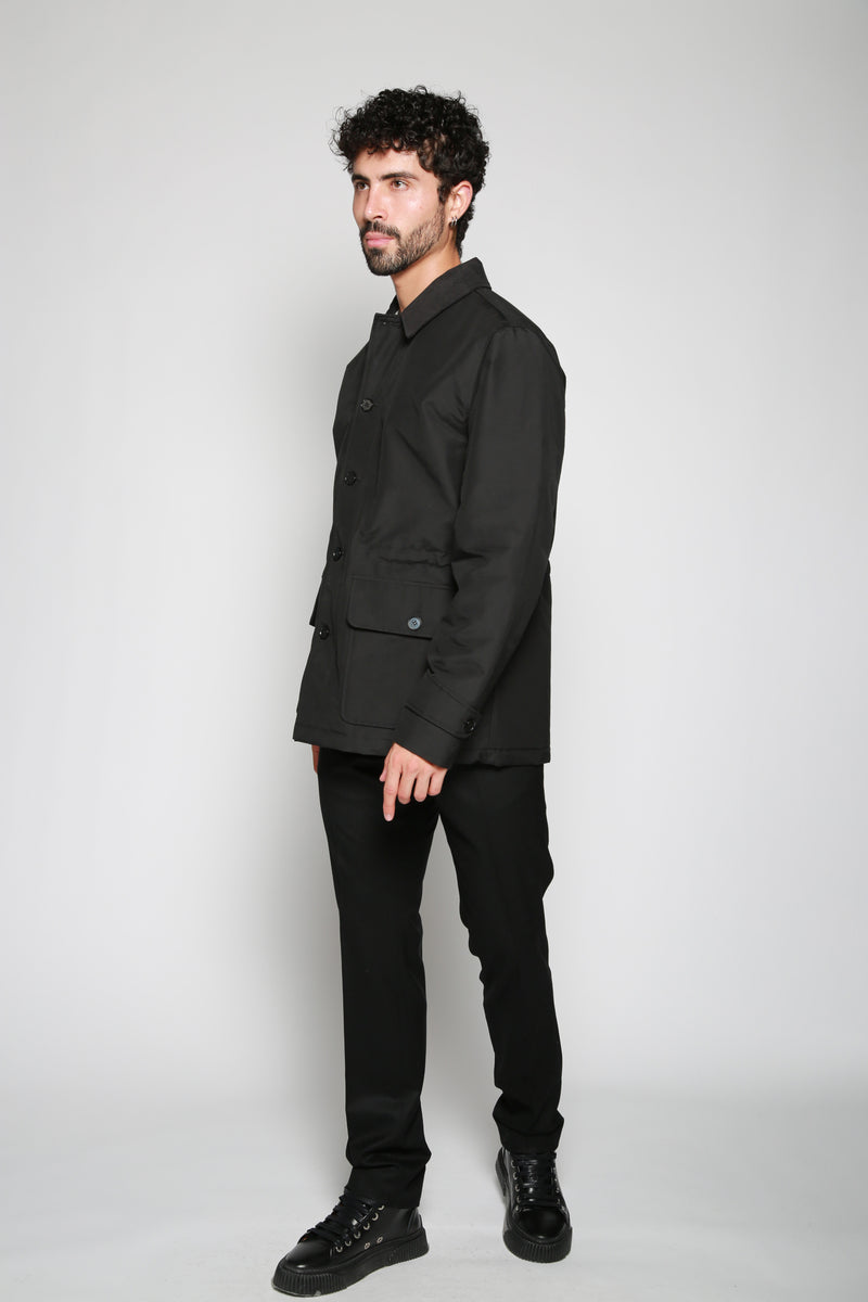 Officine Générale | Chamarra Woven Negro. 