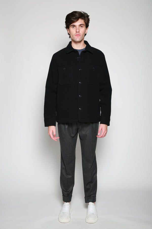 Officine Générale | Chamarra Woven Marino. 