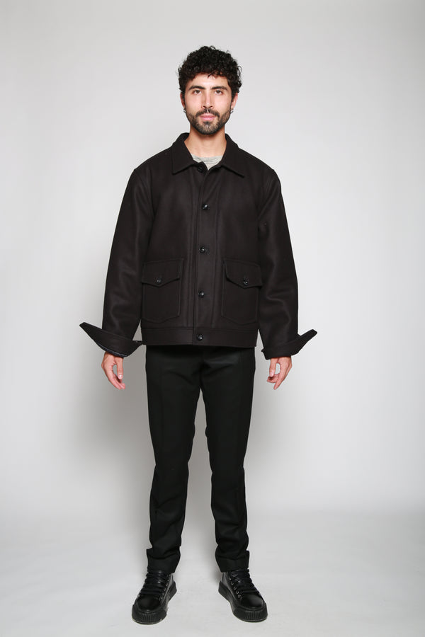 Chamarra Woven Submarine Marino