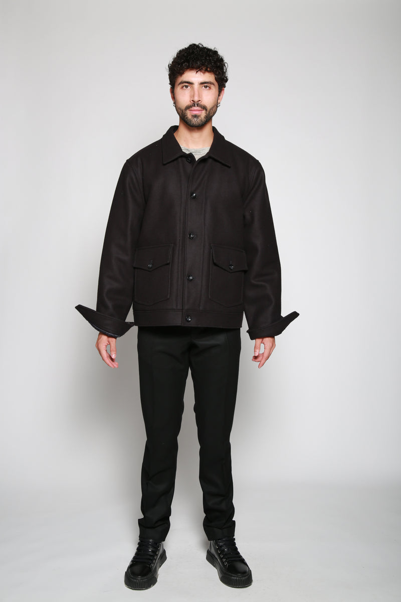 Chamarra Woven Submarine Marino