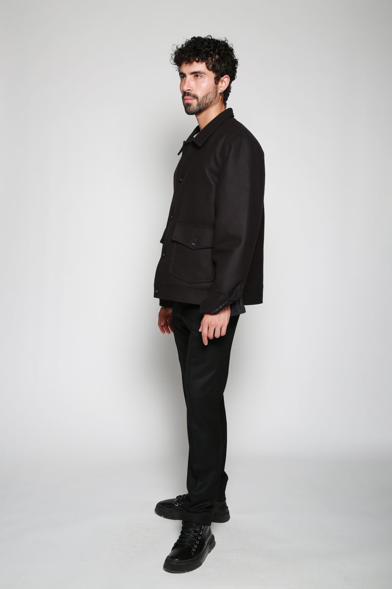 Chamarra Woven Submarine Marino