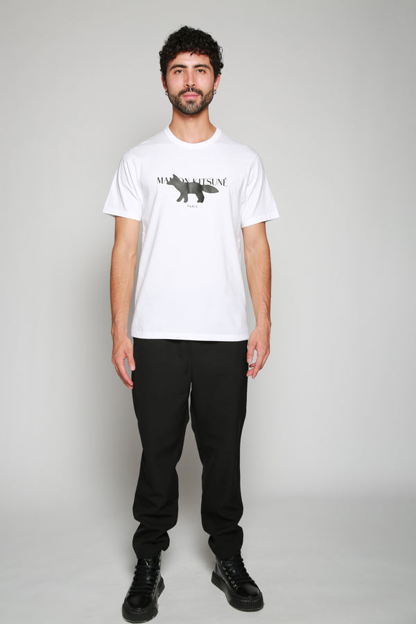 Maison Kitsuné | Camiseta Con Estampado De Perfil De Zorro para hombre