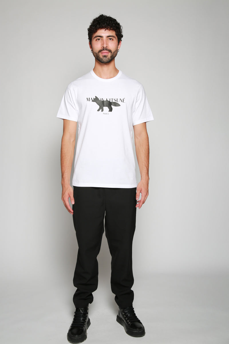 Maison Kitsuné | Camiseta Con Estampado De Perfil De Zorro para hombre
