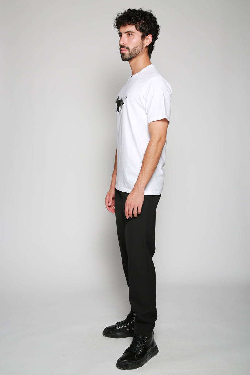 Maison Kitsuné | Camiseta Con Estampado De Perfil De Zorro para hombre