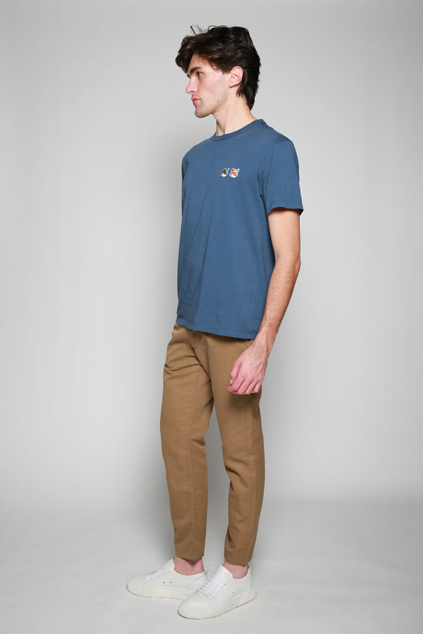 Maison Kitsuné | Camiseta Con Bordado De Zorro Doble para hombre