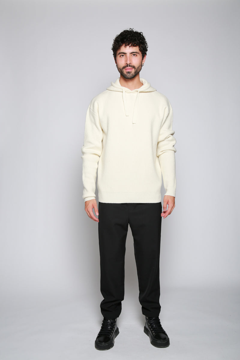 Sweater Afelpado Con Capucha