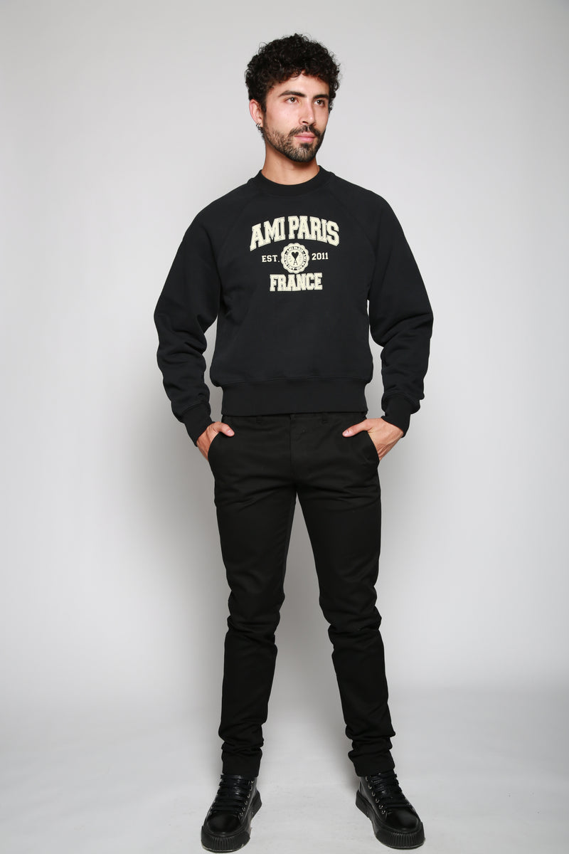 Pantalón Casual Cigarette Fit Chino Negro