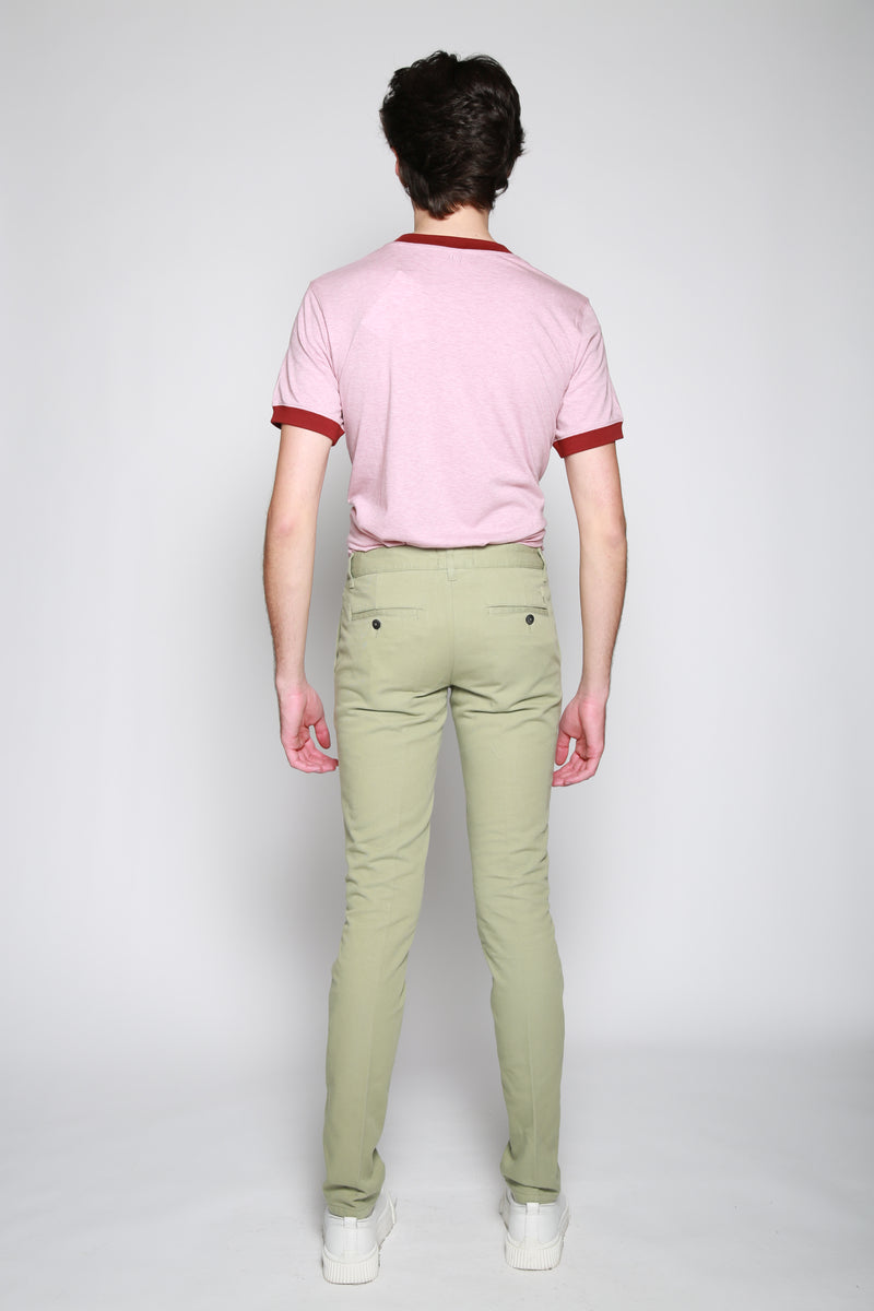 Ami Paris | Pantalón Casual Chino Verde. 