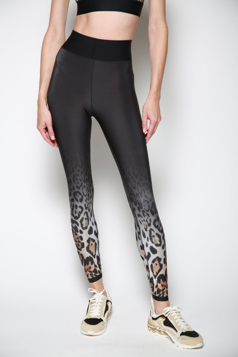 Leggings Leopard Spice Negro