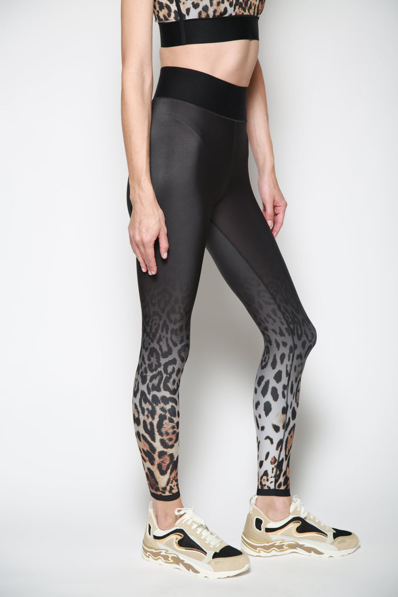 Leggings Leopard Spice Negro