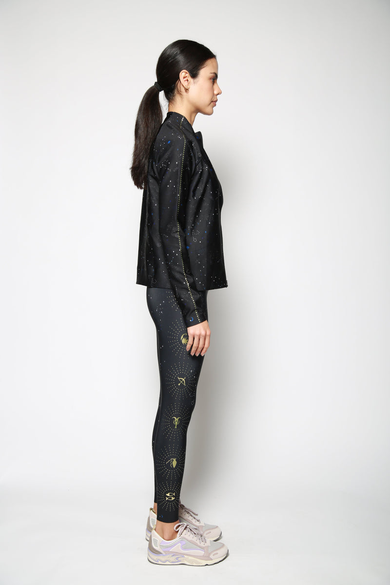 Sudadera Zodiac Nebula Bionicjacket Negro