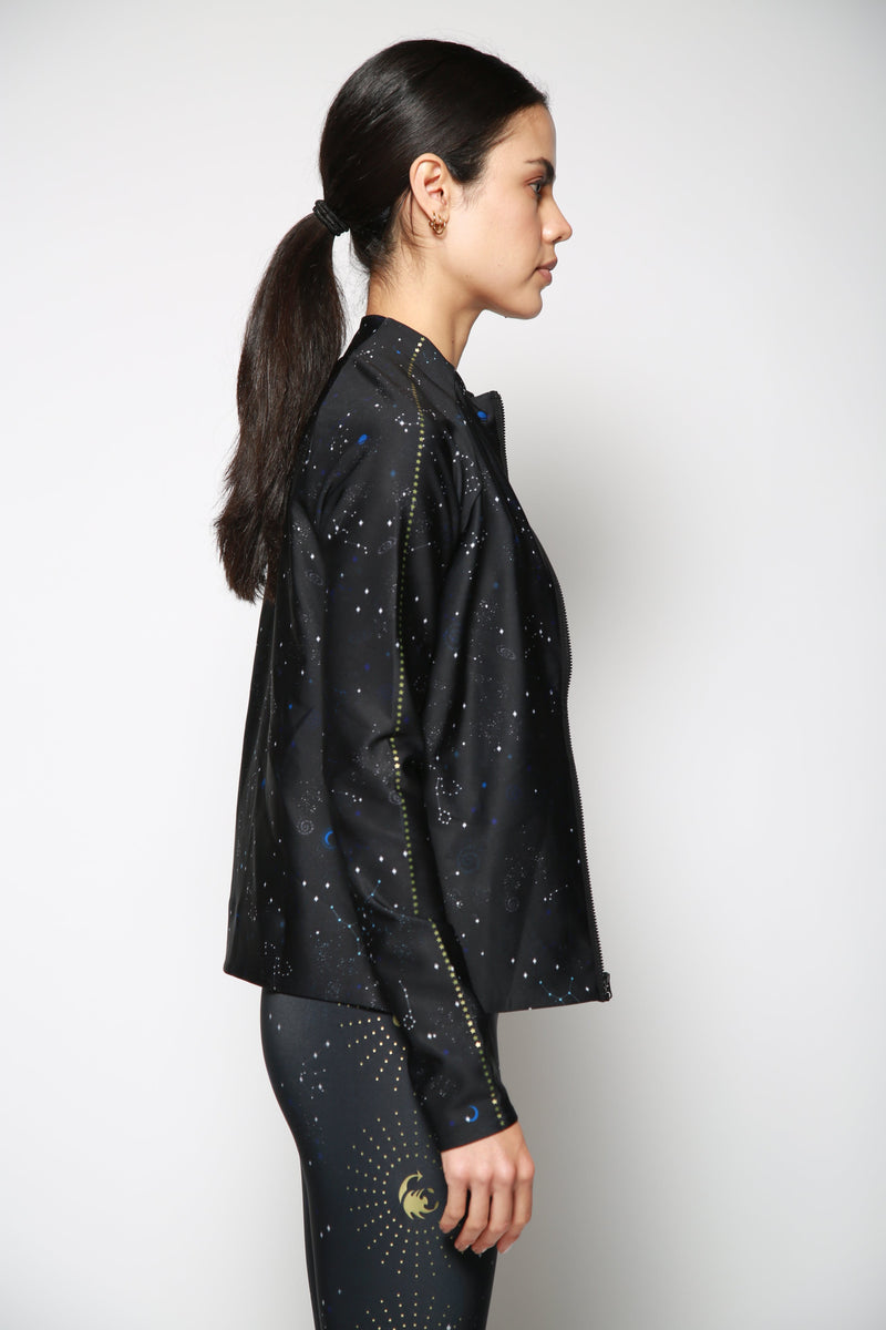 Sudadera Zodiac Nebula Bionicjacket Negro