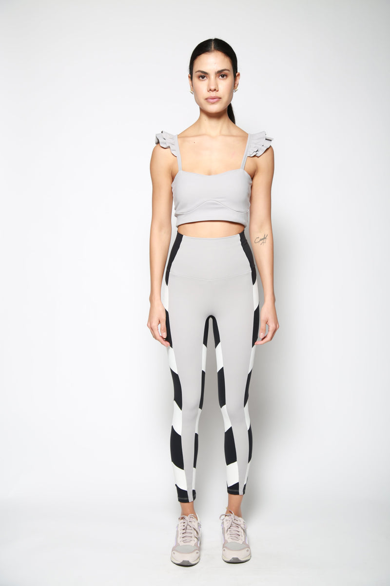 Leggings Double Arrow Gris