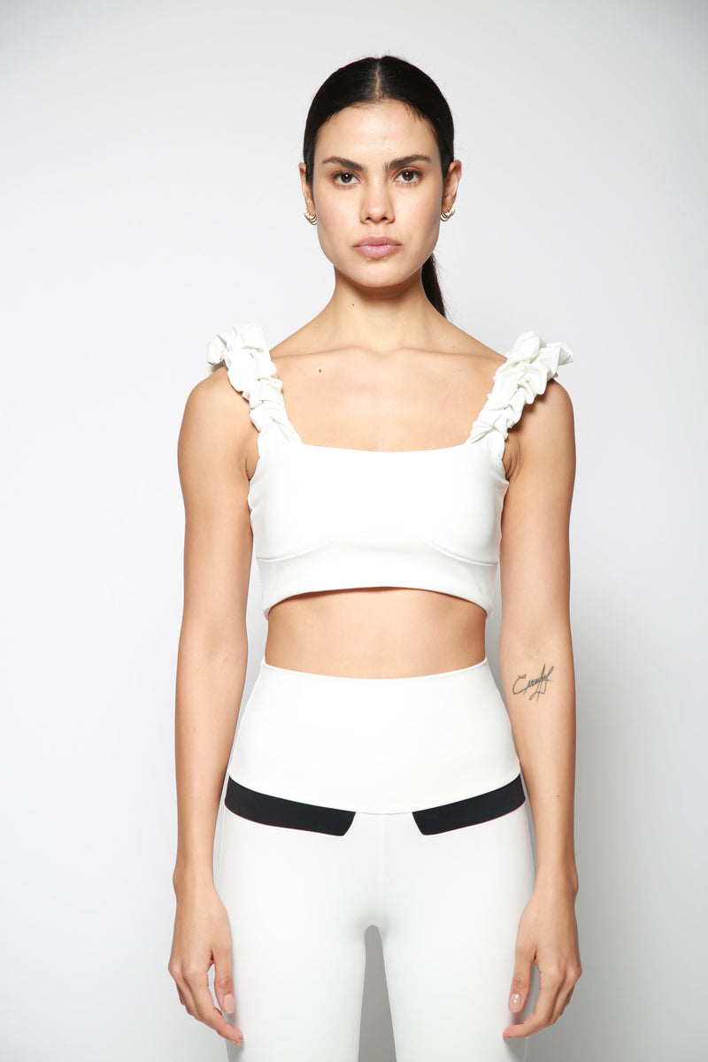 Top Scrunchie Chantilly Marfil