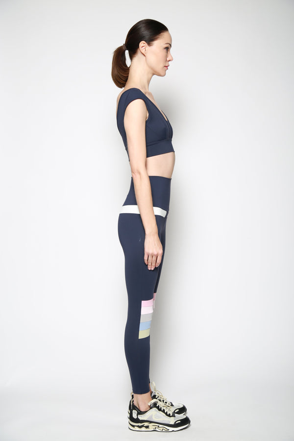 Leggings Moto Rainbow Marino