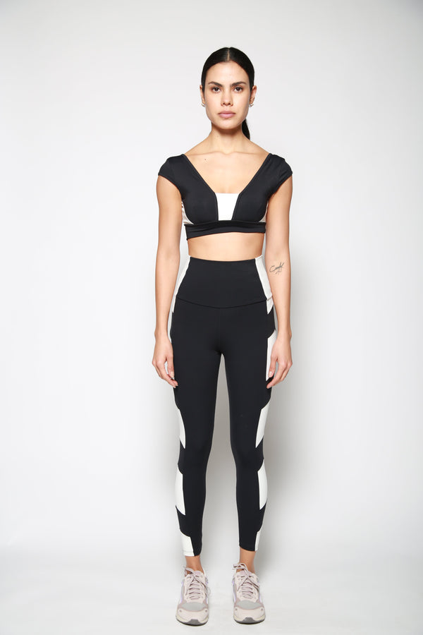 Leggings Single Arrow Negro