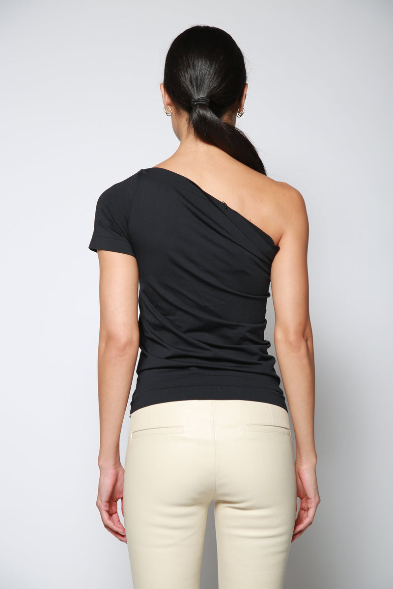 Leggings Leather Legging Crema Negro