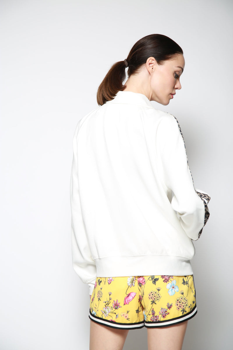 Chamarra Leopard Stripe Track Leopardo