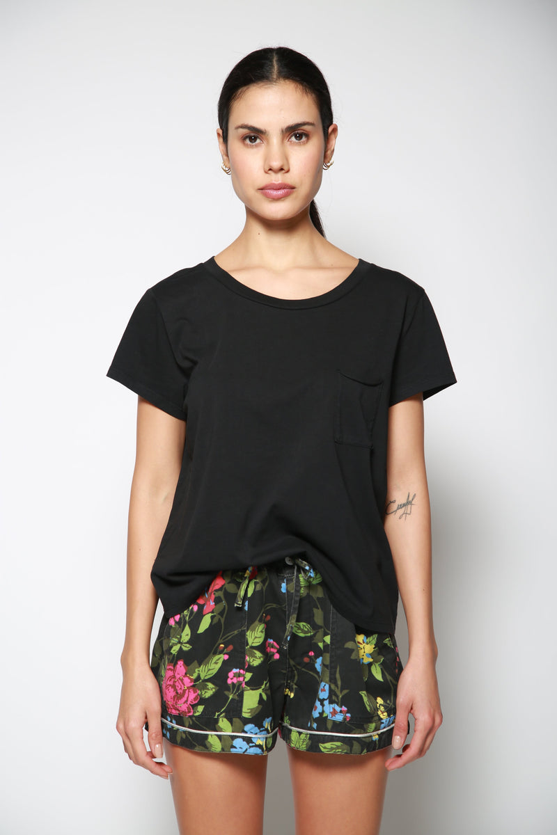 Playera Pocket Crew Negro