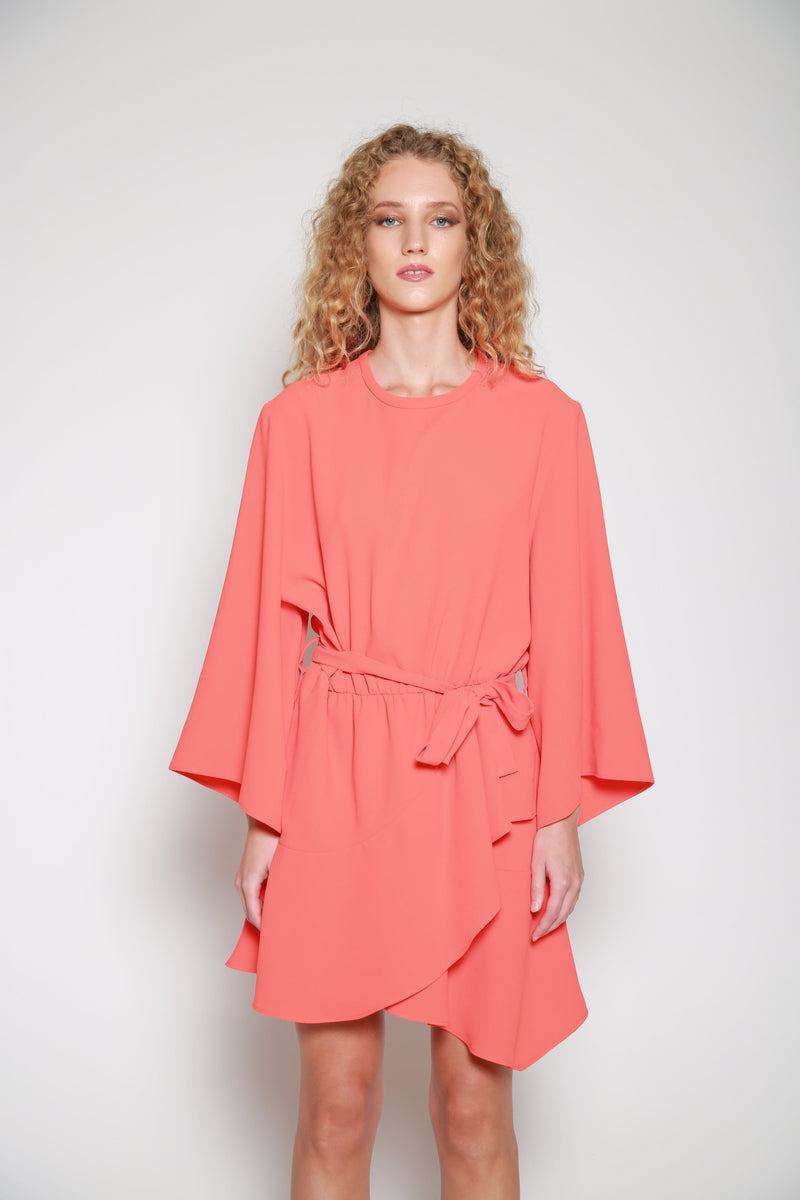 Vestido Formal Layer Naranja