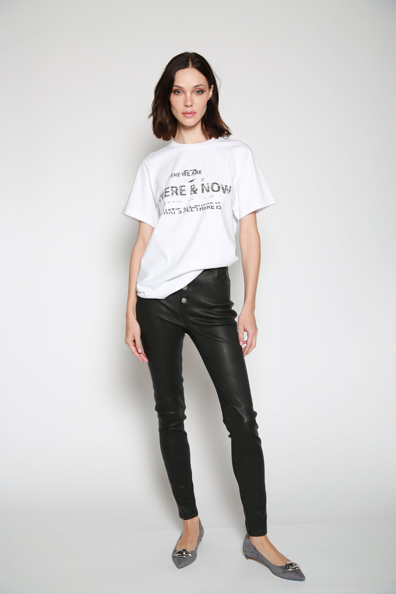 Playera Herenow Blanco