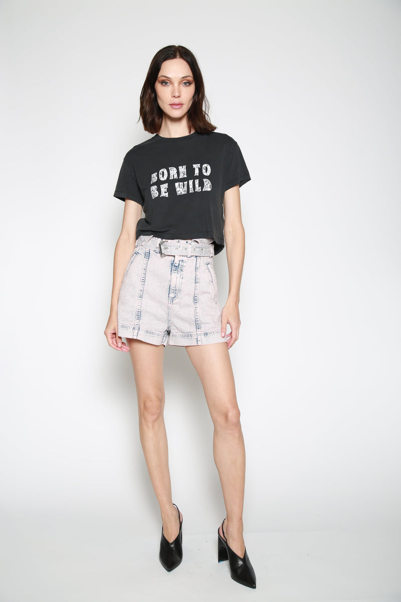 Playera Born Negro