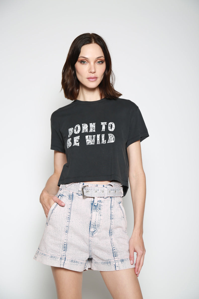 Playera Born Negro