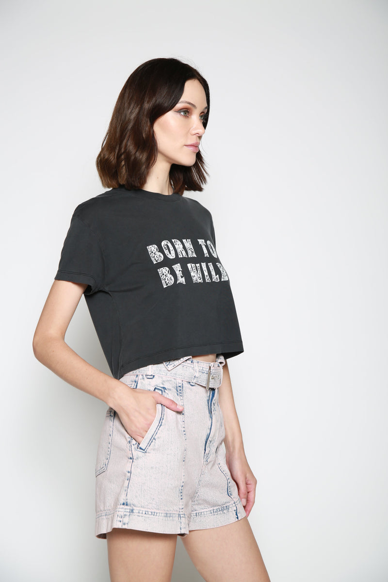Playera Born Negro