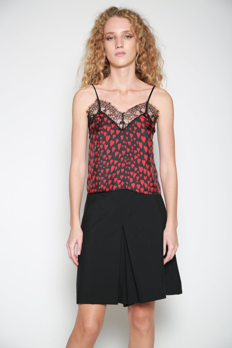 Top Strap Lace Negro
